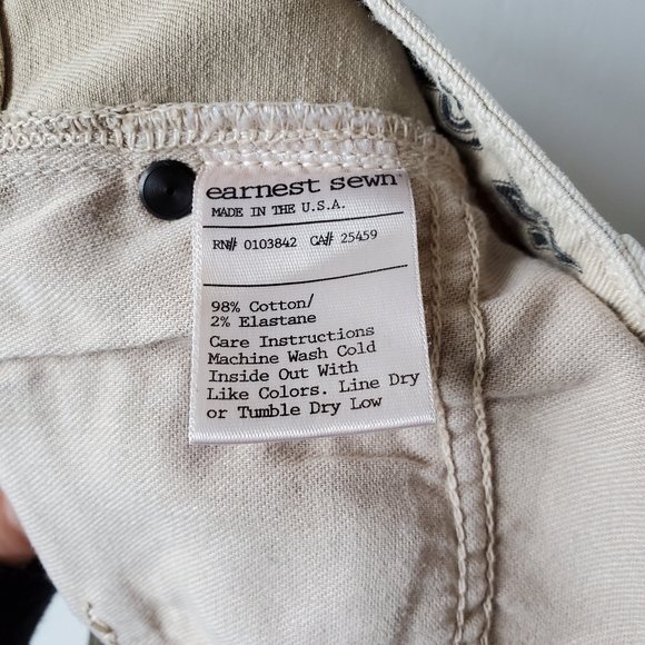 Earnest Sewn Tan jeans, Size 26 - Picture 4 of 5